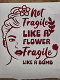 Not a Flower Sticker
