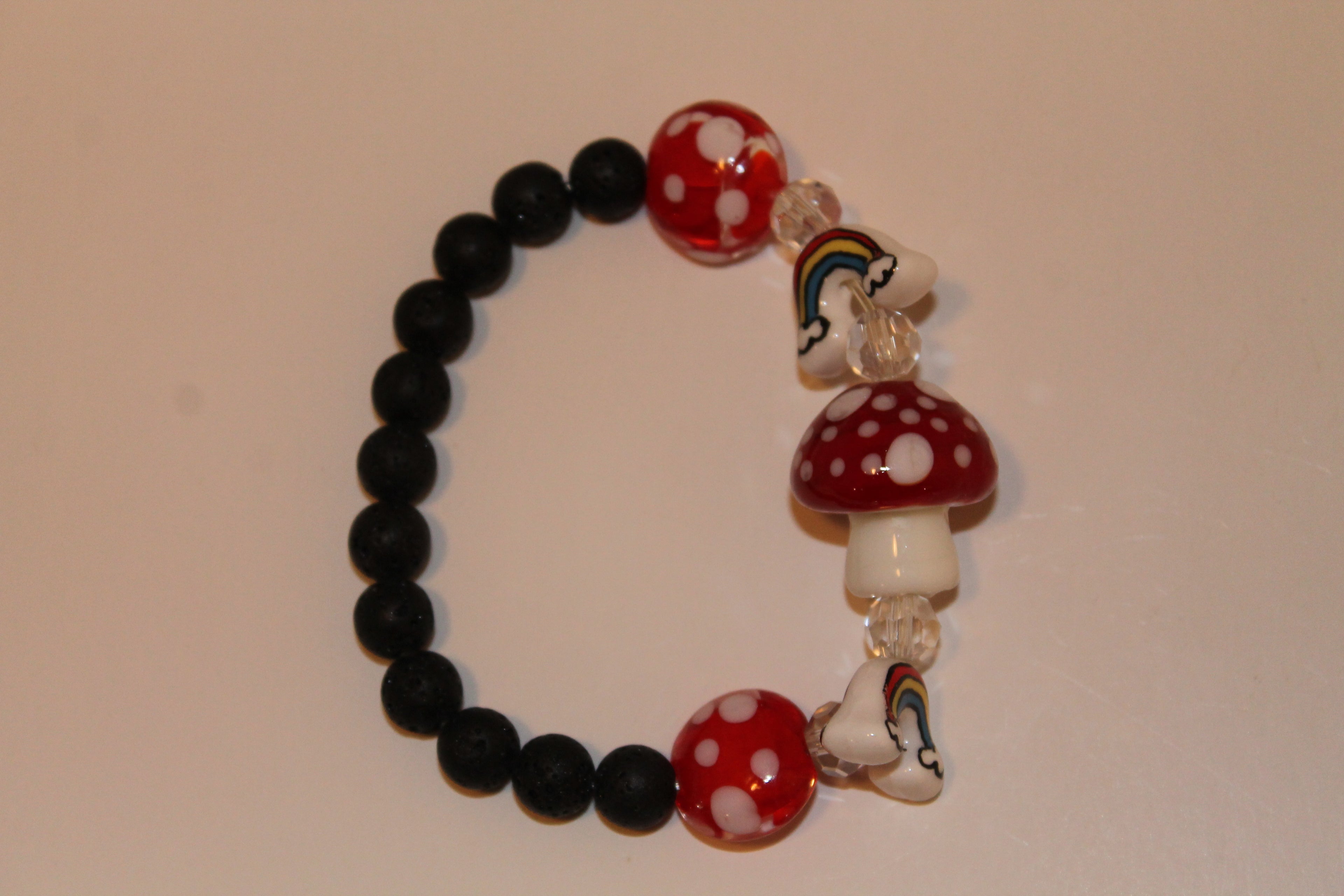 Rainbow Mushie Diffuser Bracelet