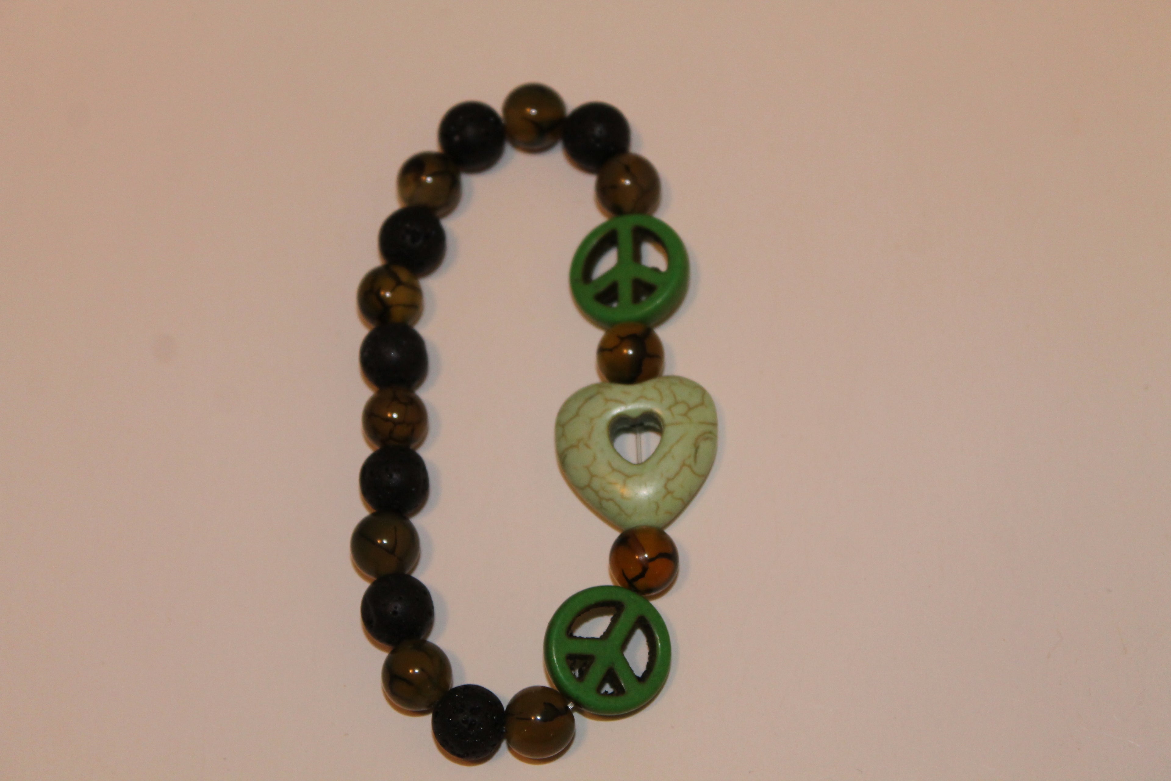 Peace & Love Diffuser Bracelet