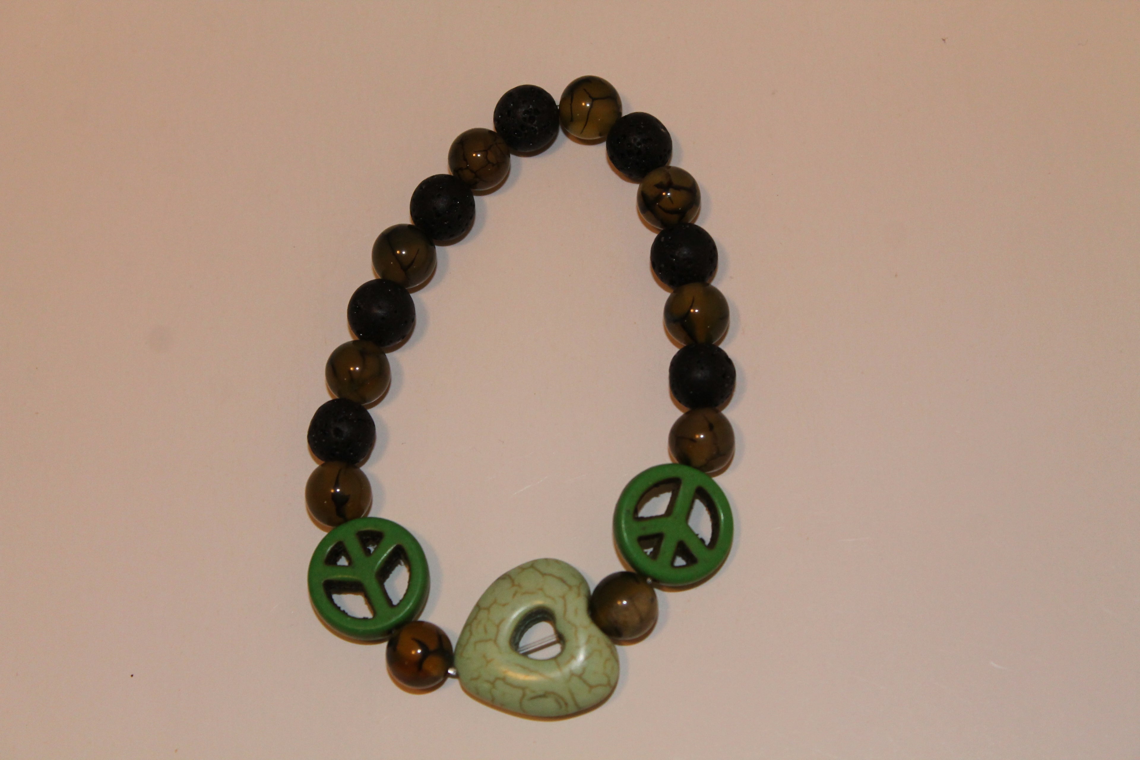 Peace & Love Diffuser Bracelet