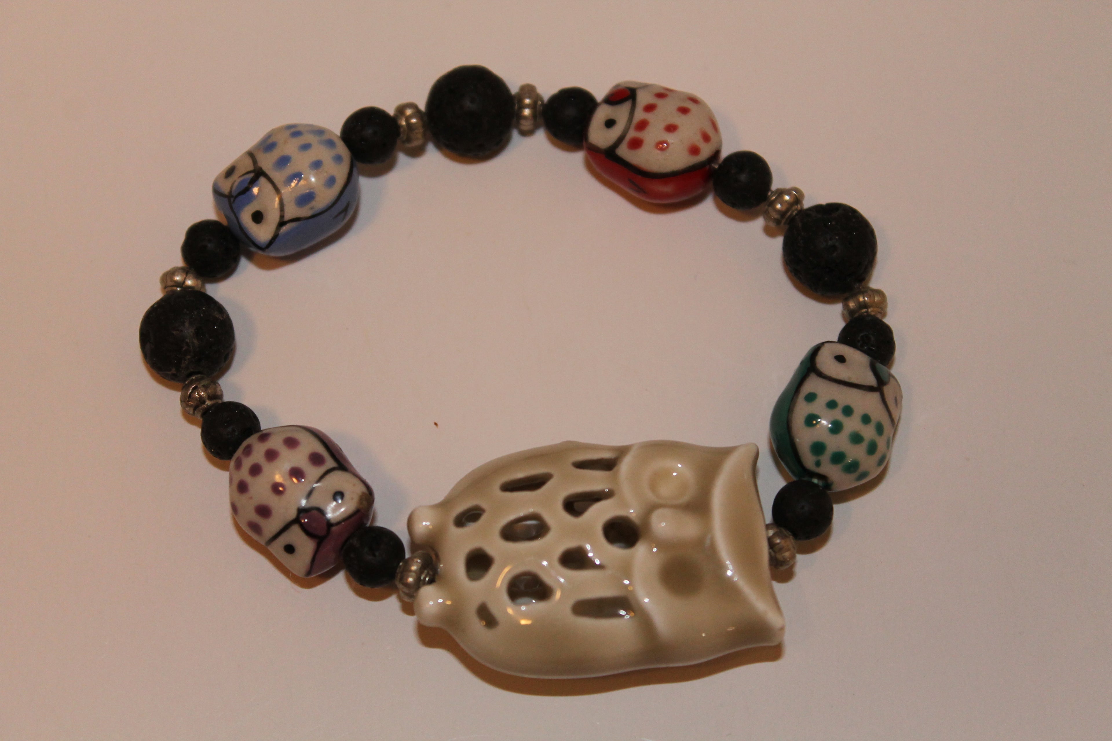 Full Nest Owls Diffuser Bracelet