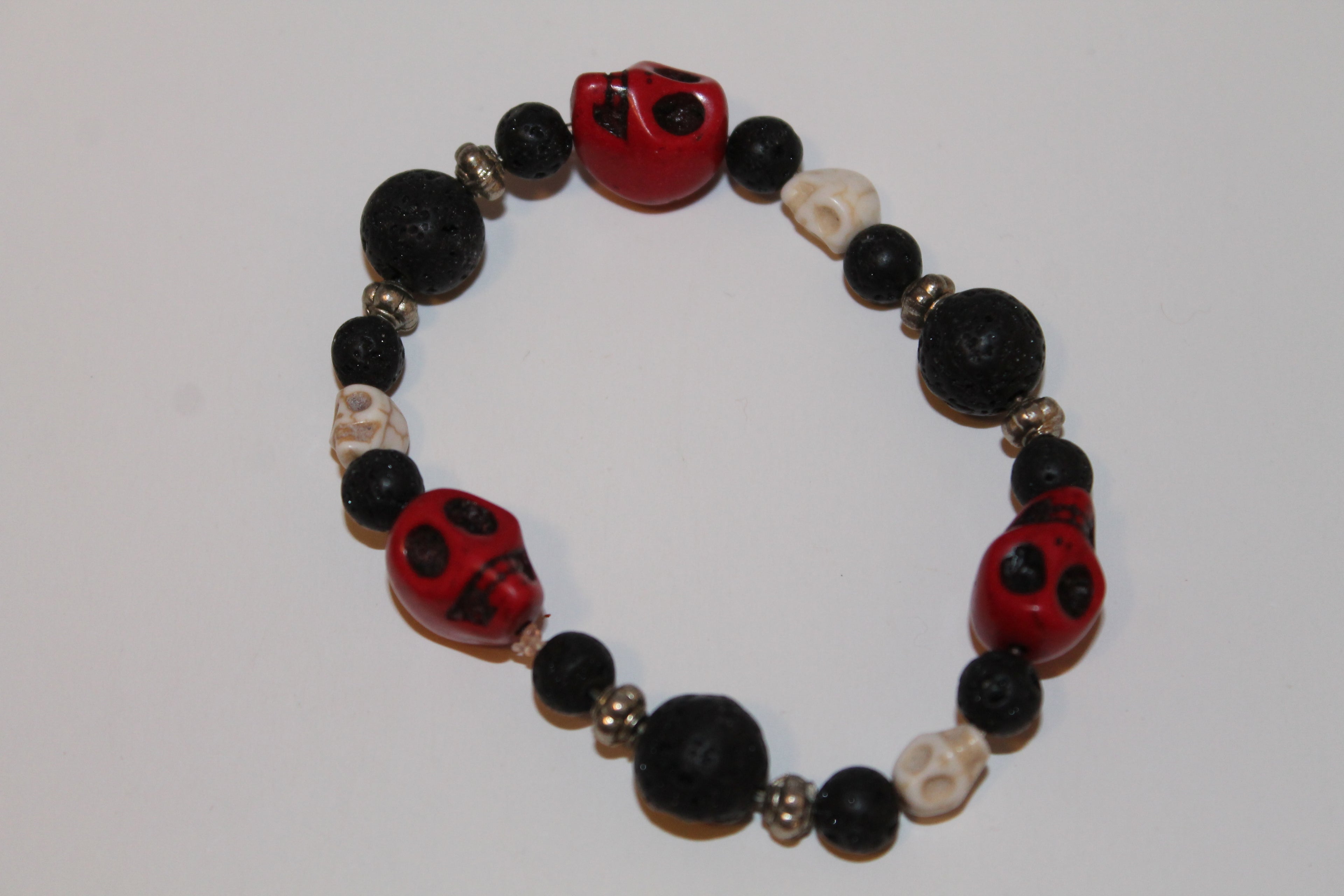Skully Skulls Diffuser Bracelet