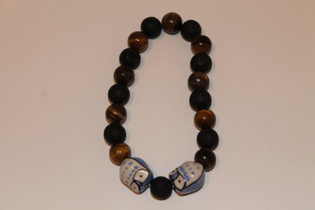 Blue Owl Duo Diffuser Bracelet
