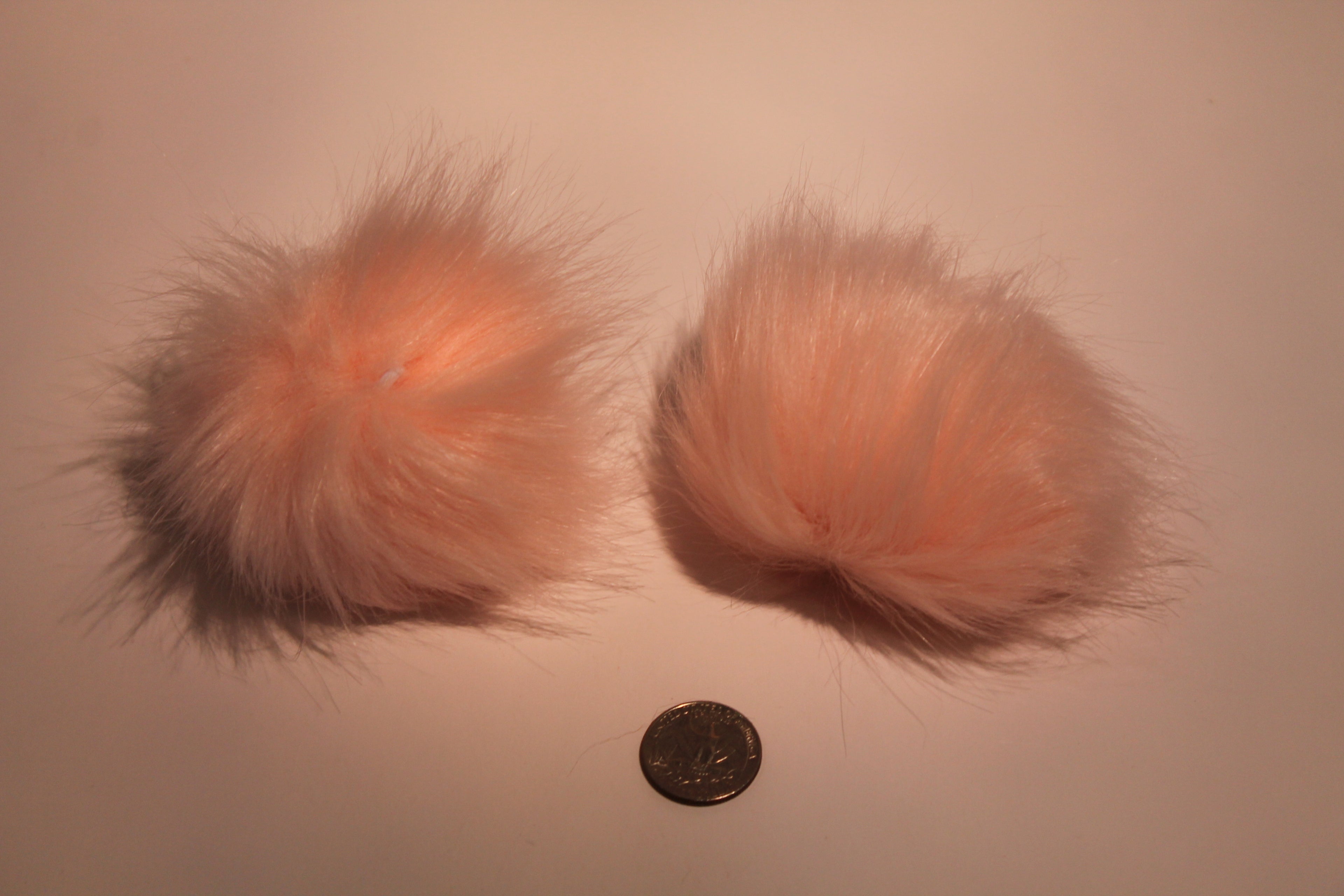 Cotton Candy Pom Pom Pair