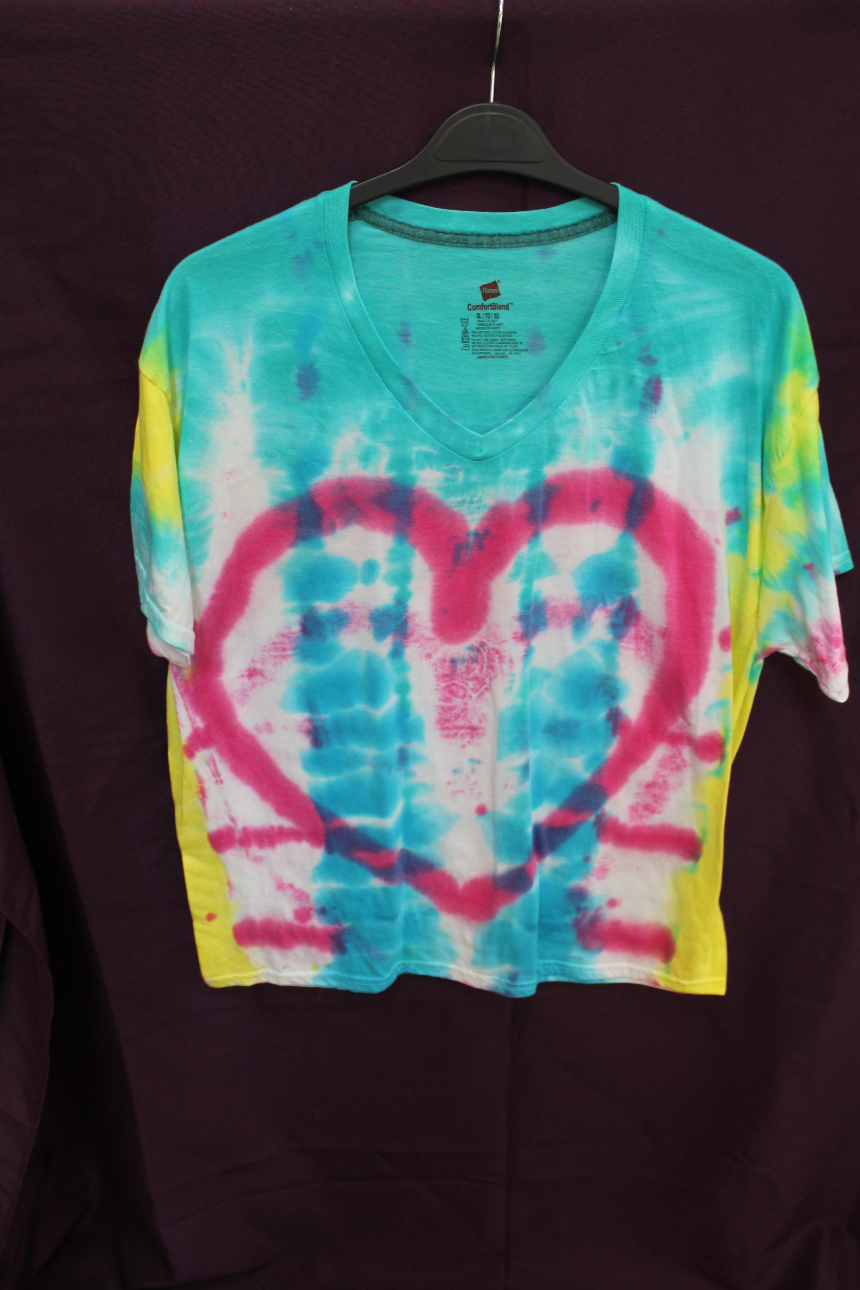 Happy Heart Tie Dye Tee