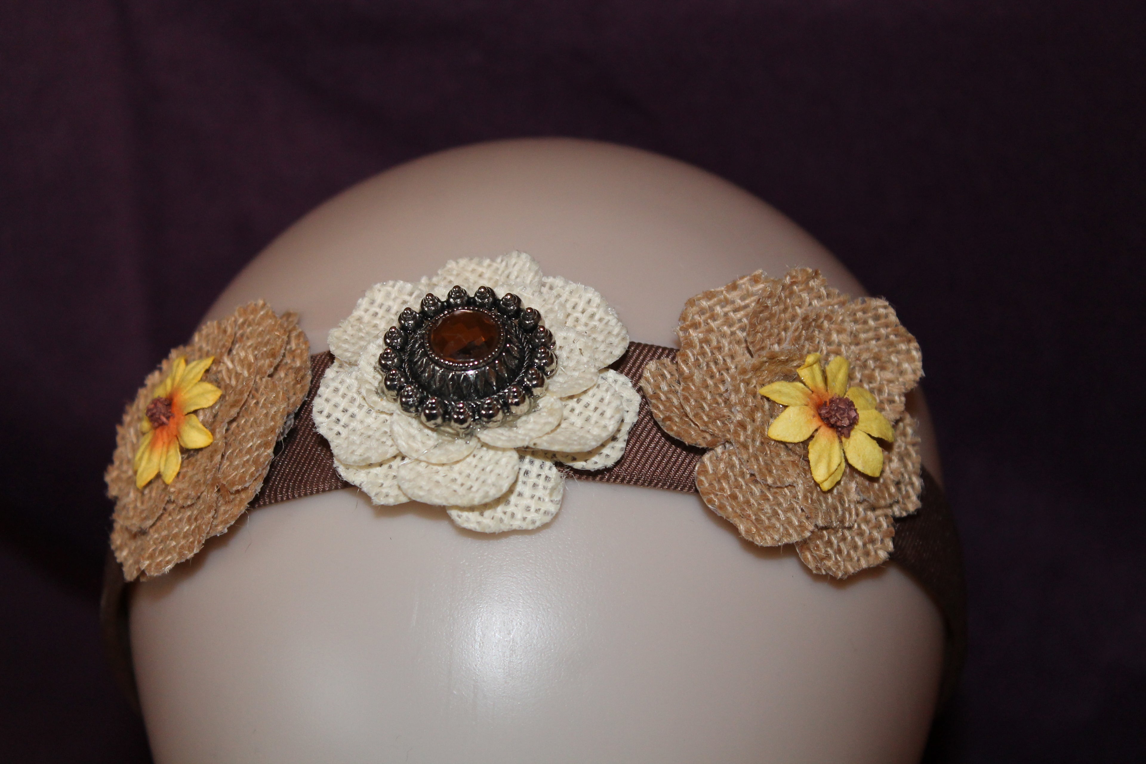 Boho Chic Flower Power Headband