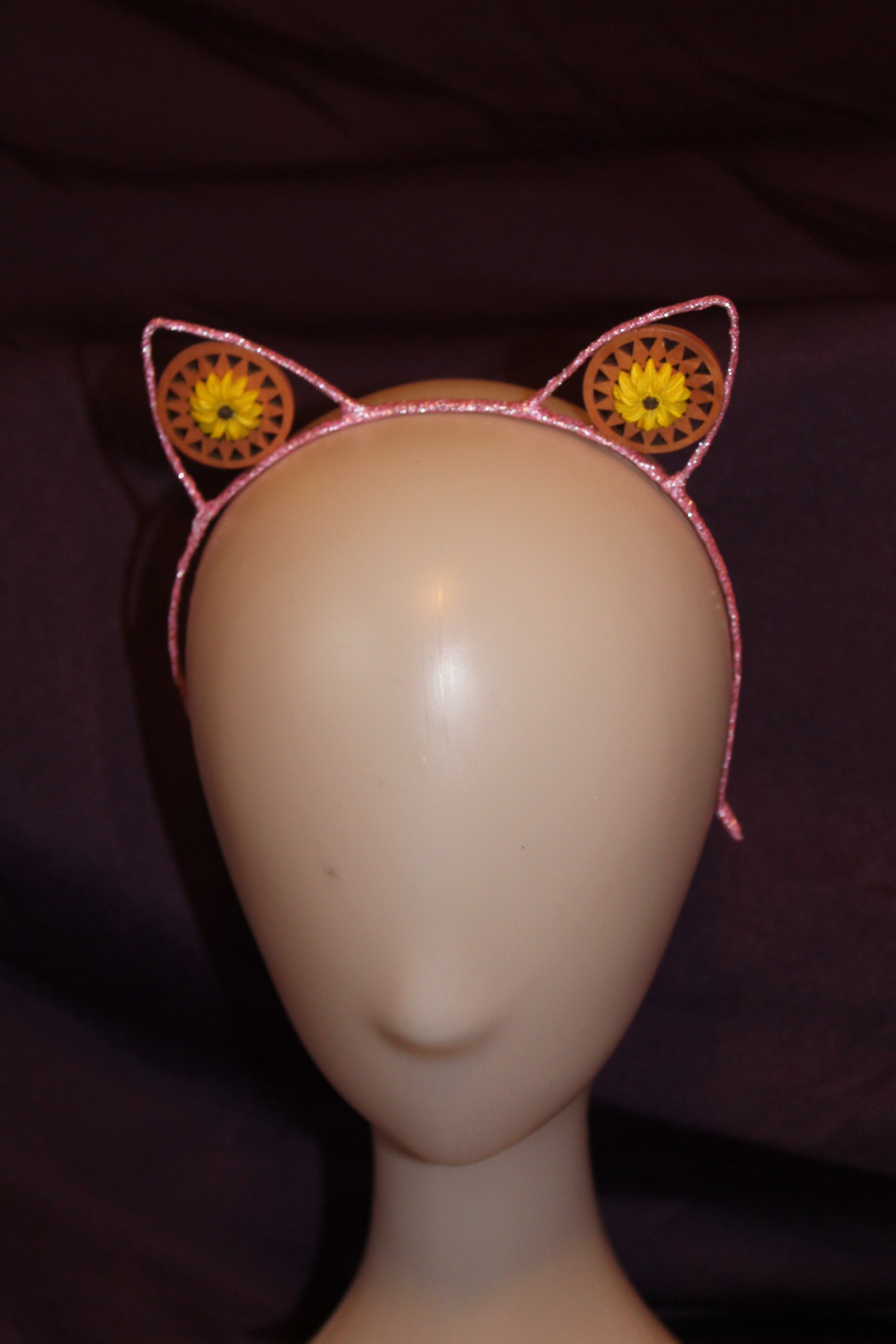 Flower Kitty Headband