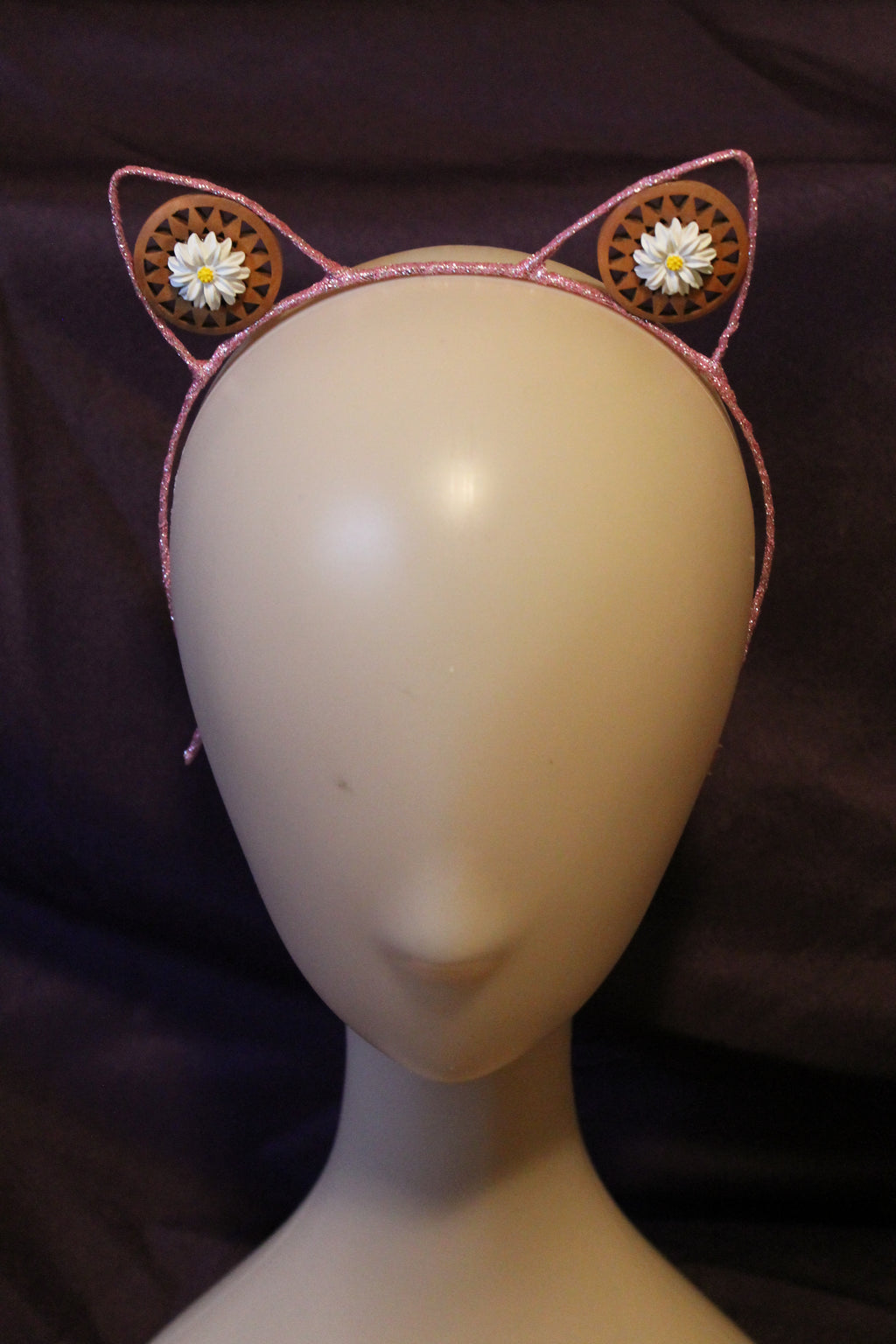 Flower Kitty Headband