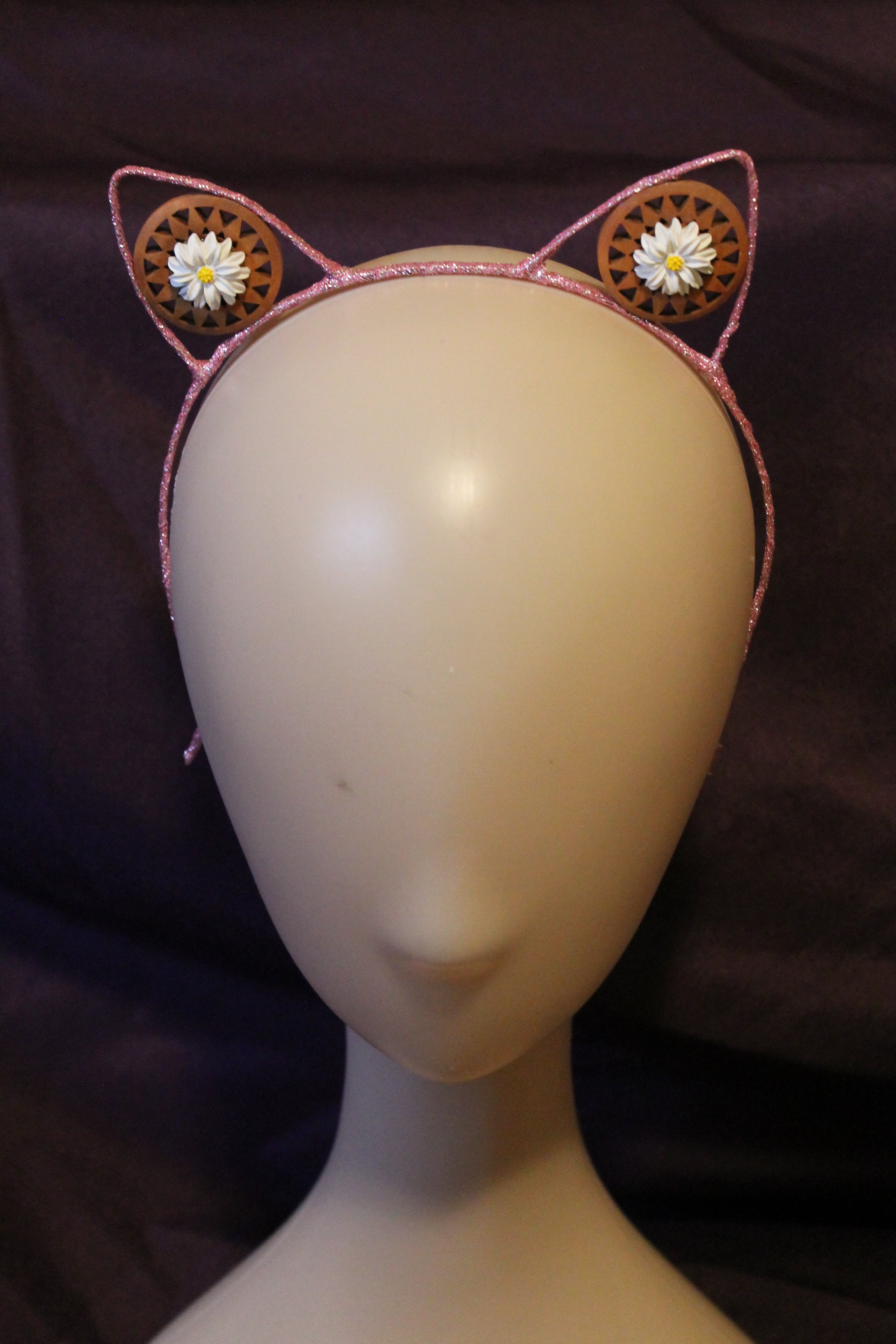 Flower Kitty Headband